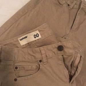 Khaki pants from garage